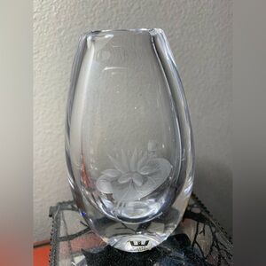 Kosta Sweden small crystal vase